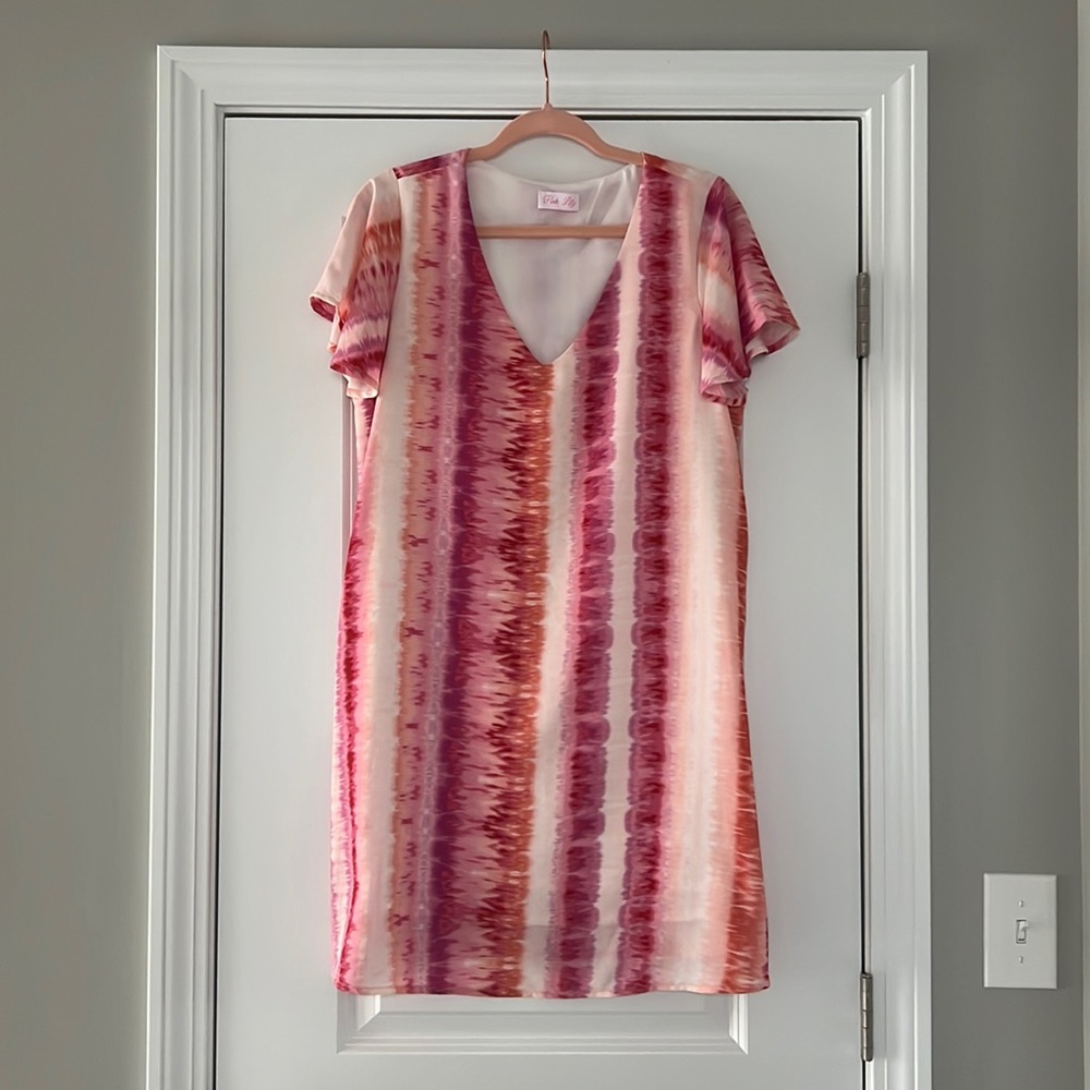 Pink Lily Dress 💕 (L/XL)